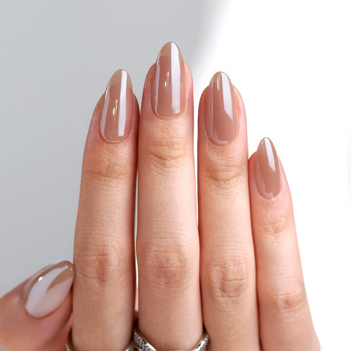 BTArtbox Press On Nails Chocolate Glazed with included accessories
