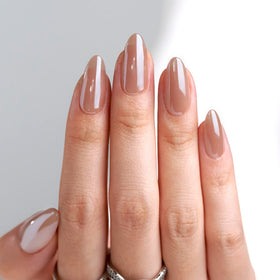 BTArtbox Press On Nails Chocolate Glazed with included accessories