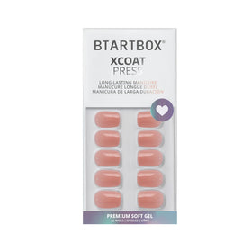 BTArtbox Press On Nails Cinnamon Short Square packaging