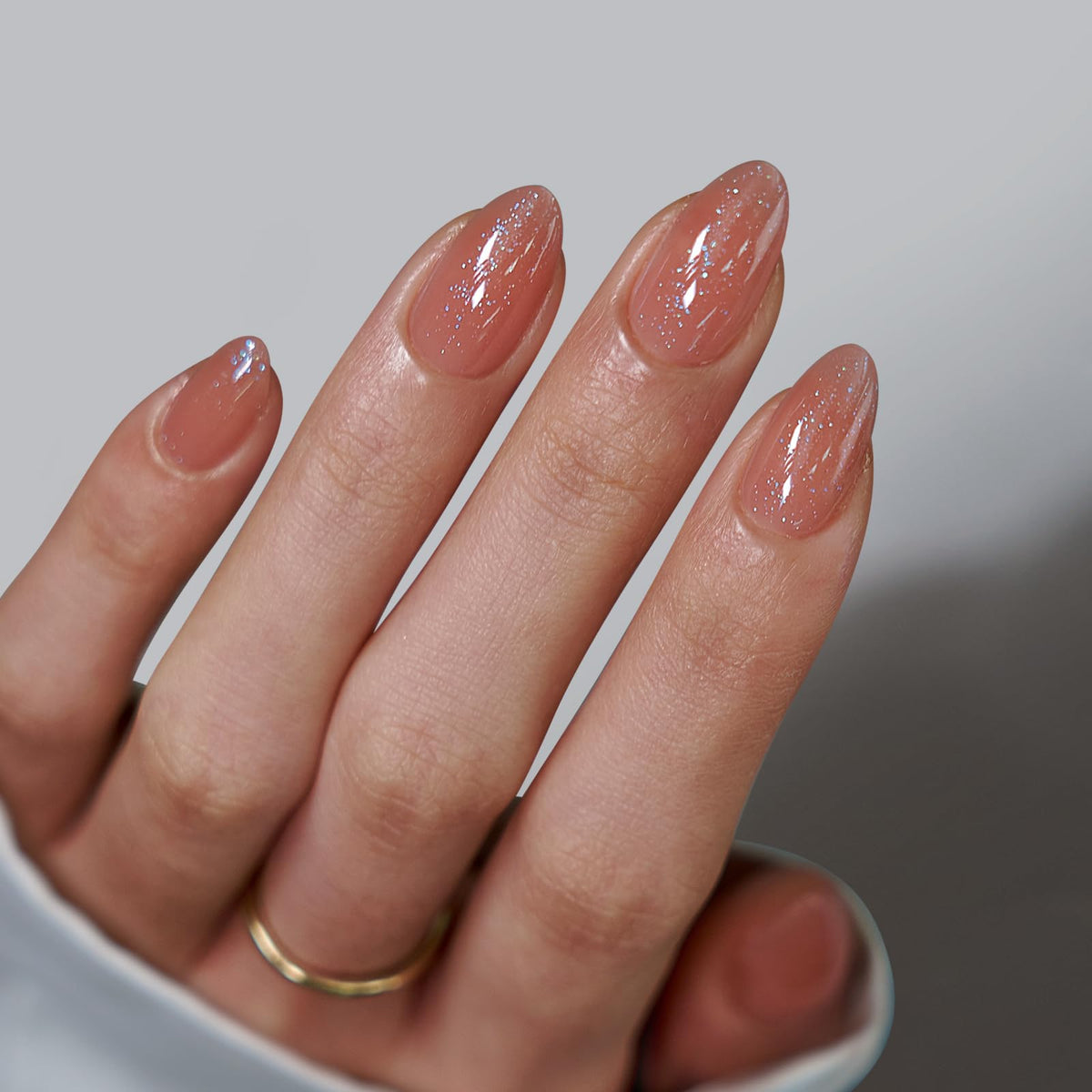BTArtbox Press On Nails Citrine Glow front view