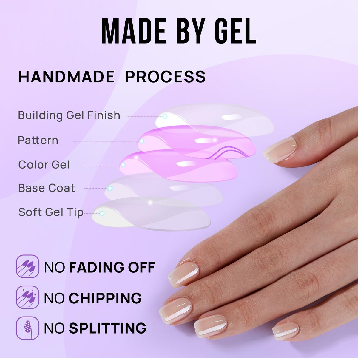 BTArtbox Press On Nails Cream Soda lifestyle scene with hands