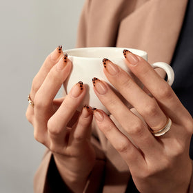BTArtbox Press On Nails Espresso Leopard packaging