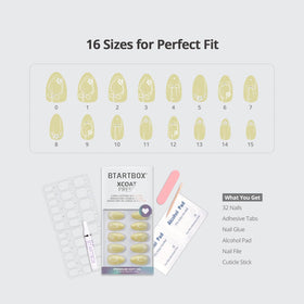 BTArtbox Press On Nails Garden Trellis packaging