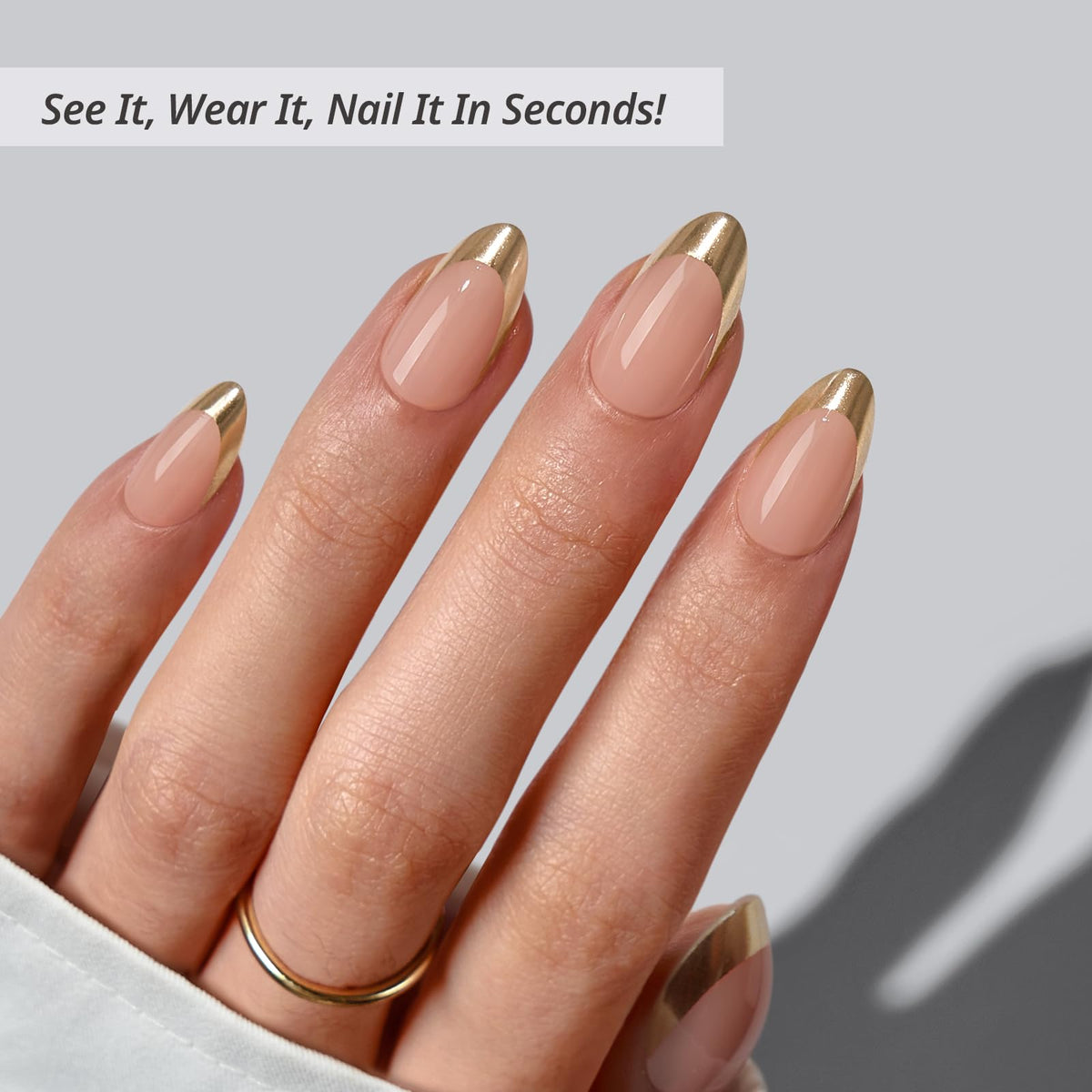 BTArtbox Press On Nails Gilded Countdown packaging with included accessories