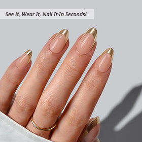 BTArtbox Press On Nails Gilded Countdown packaging with included accessories
