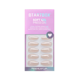 BTArtbox Press On Nails Glazed Donut side view with nail file