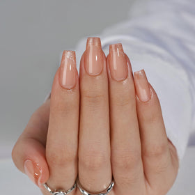BTArtbox Press On Nails Gold Dust packaging with included accessories