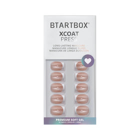 BTArtbox Press On Nails Golden Cheers in a lifestyle setting