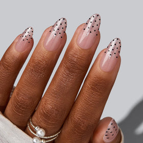 BTArtbox Press On Nails Golden Hour Set front view with 30 nails