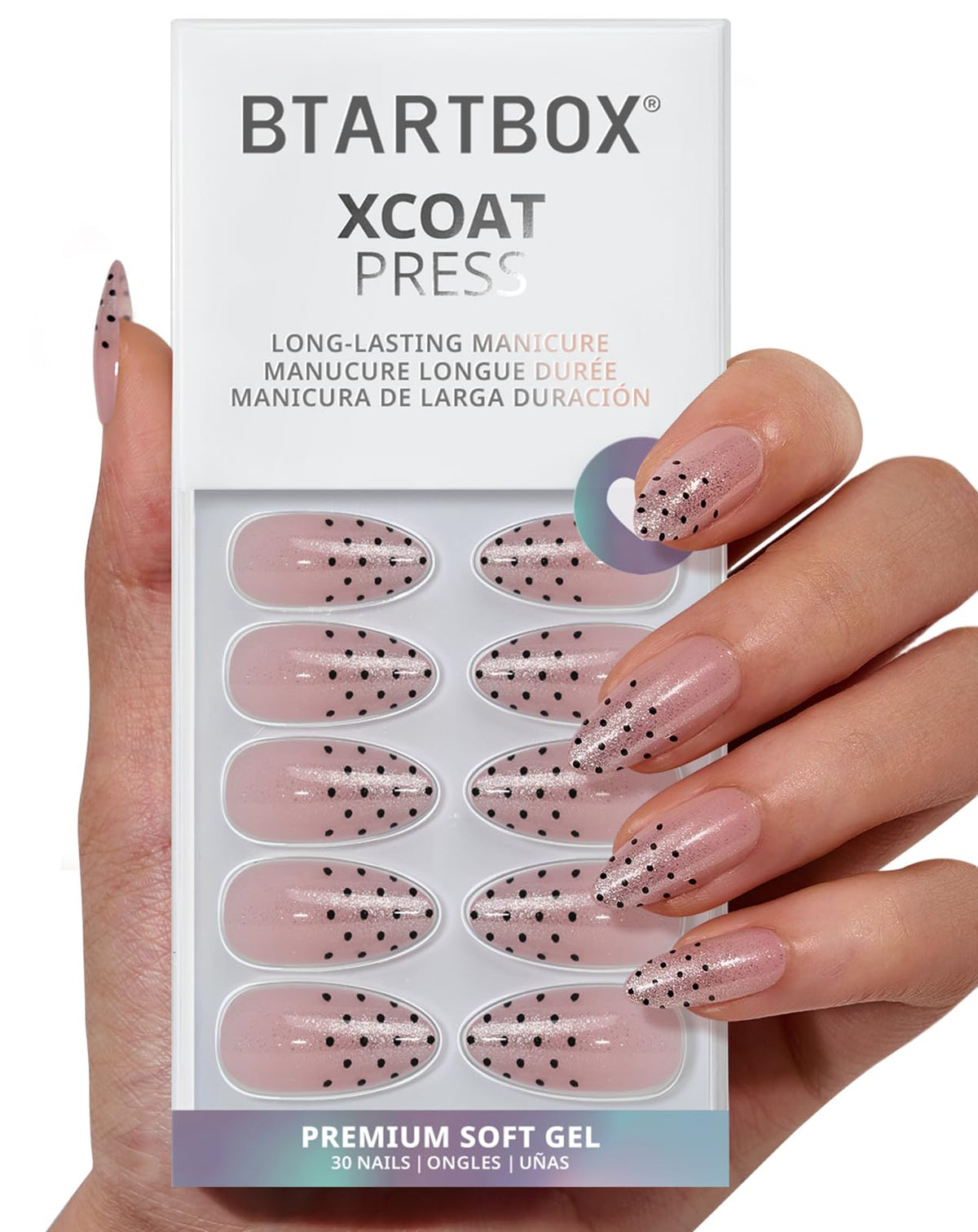 BTArtbox Press On Nails Golden Hour Set packaging