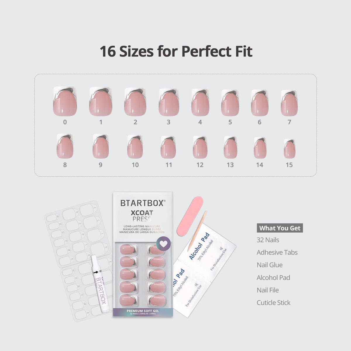 BTArtbox Press On Nails Ice Veil application guide