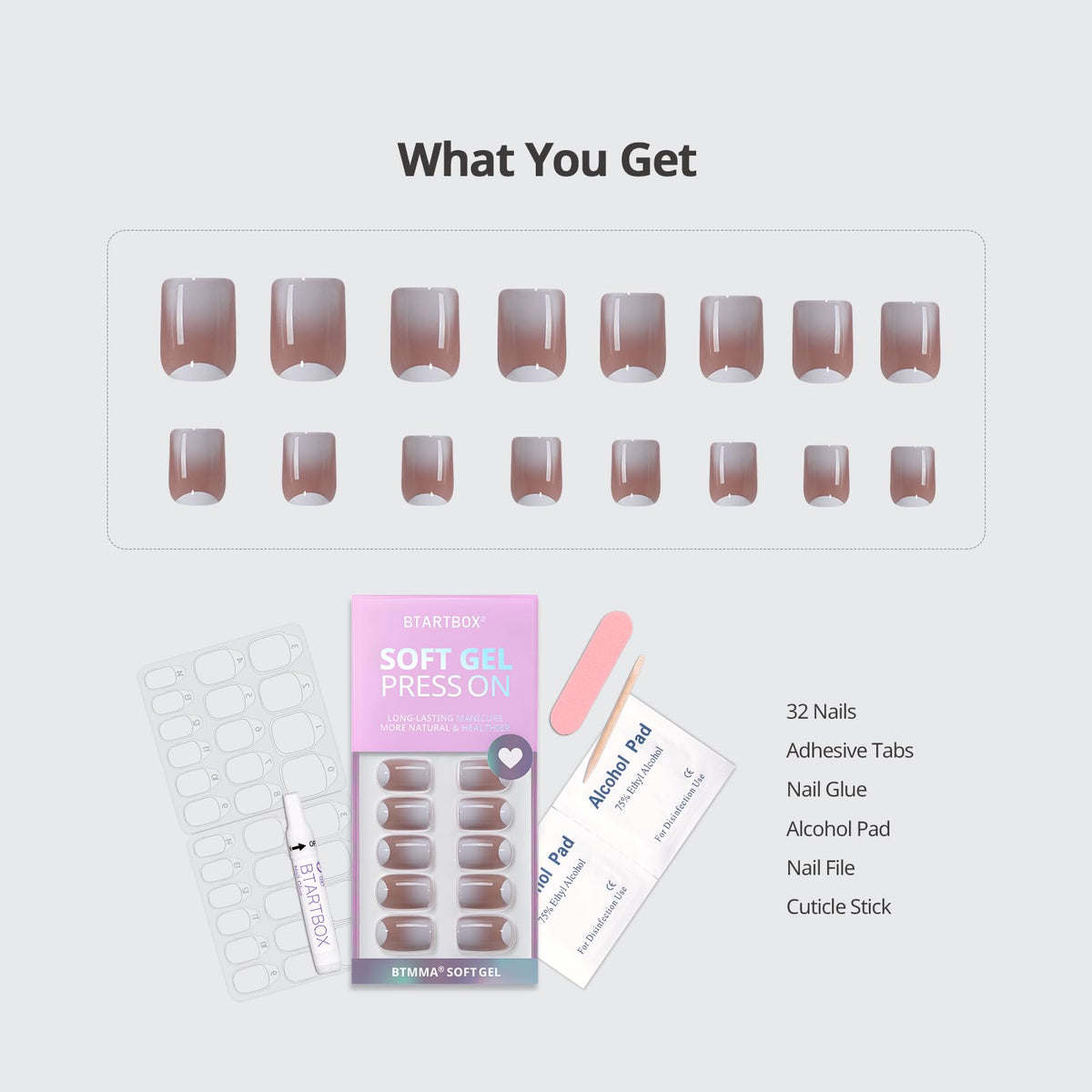 BTArtbox Press On Nails in a lifestyle setting