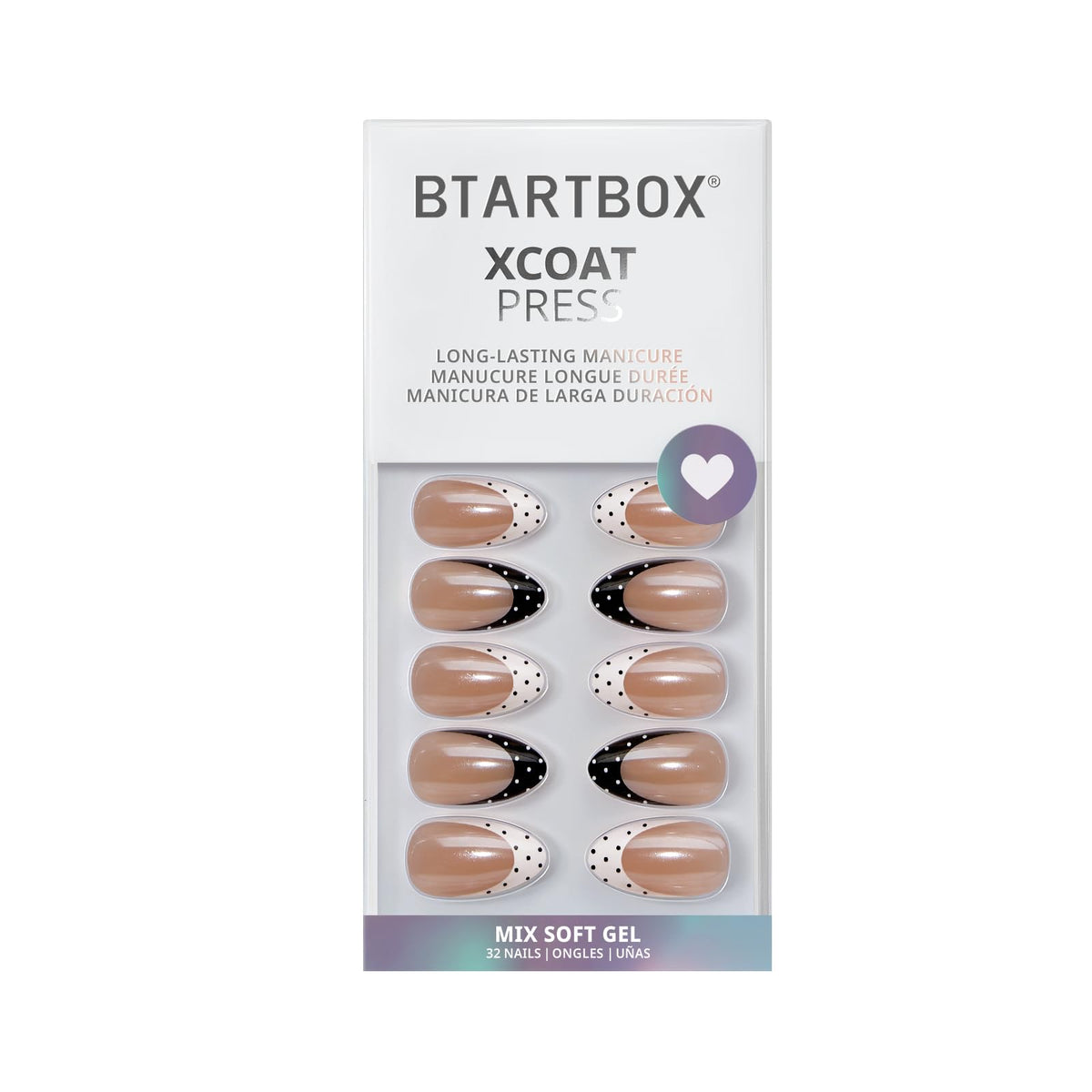 BTArtbox Press On Nails Kismet Duo demonstrating durability outdoors