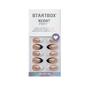 BTArtbox Press On Nails Kismet Duo demonstrating durability outdoors