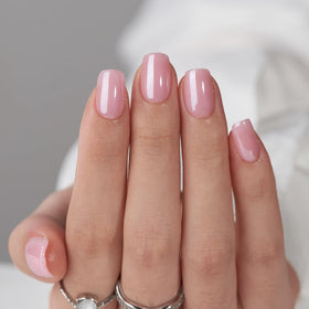 BTArtbox Press On Nails Lotus Glazed Pink Chrome packaging