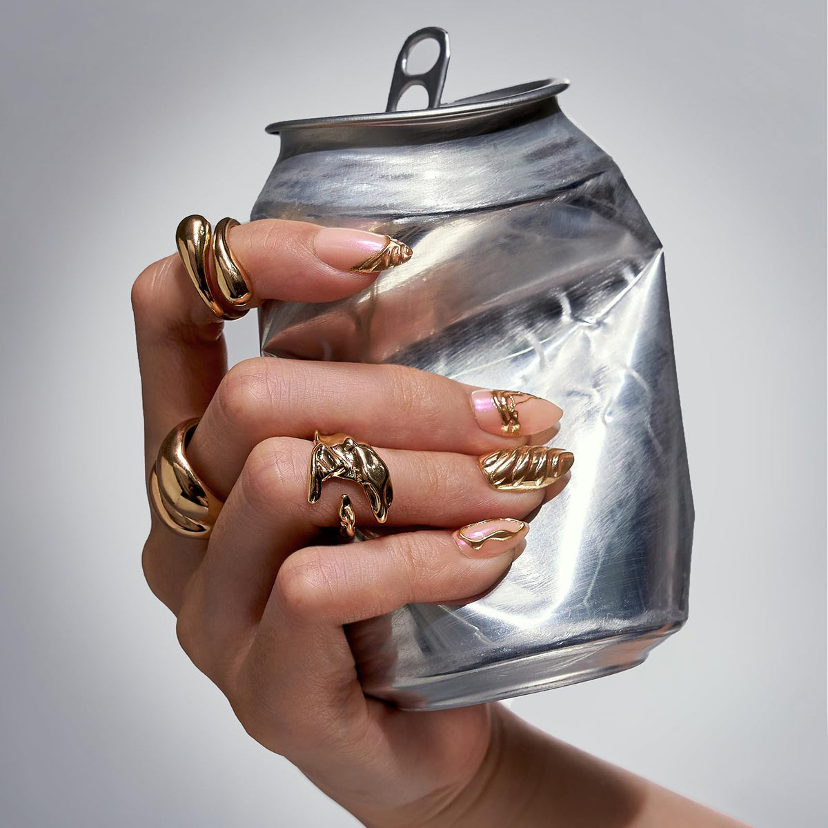BTArtbox Press On Nails Metalhead packaging with included accessories