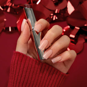 BTArtbox Press On Nails Muted Glitz packaging with all included items