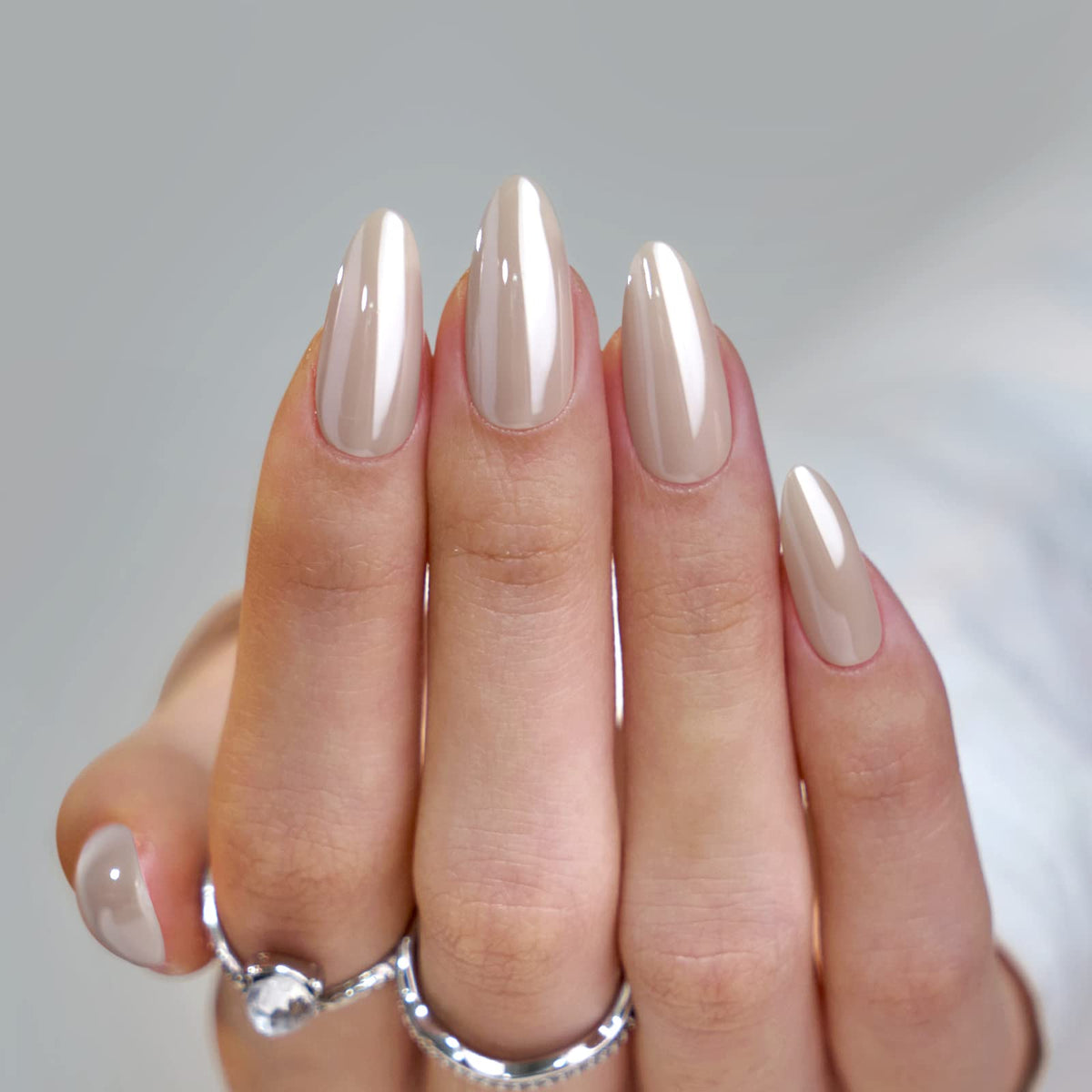 BTArtbox Press On Nails Nuts Glazed front view
