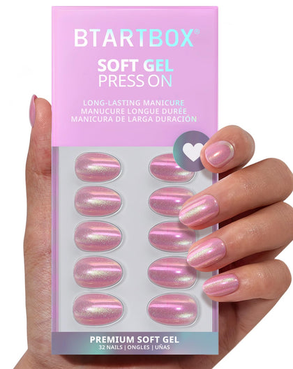 BTArtbox Press On Nails Oval You Know Me front view