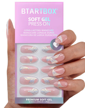BTArtbox Press On Nails package contents including nails and accessories