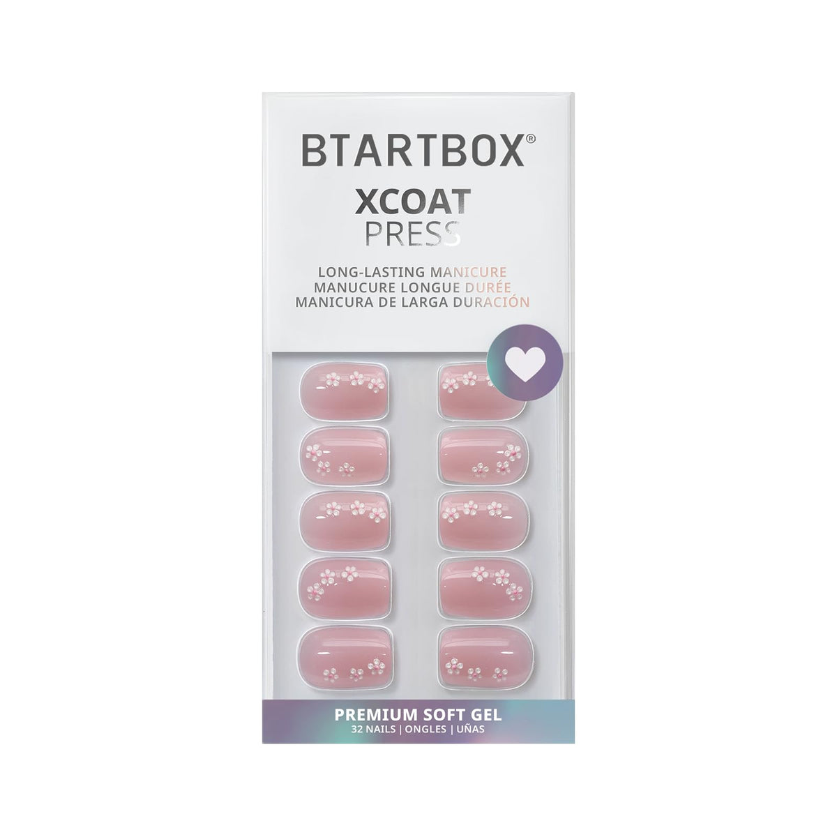 BTArtbox Press On Nails Petalfall packaging dimensions and details