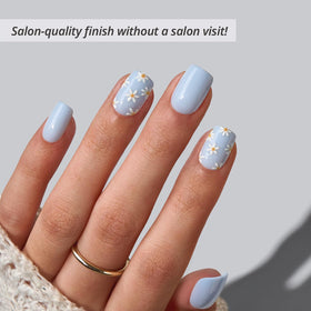 BTArtbox Press On Nails Porch Sky side view showing nail sizes
