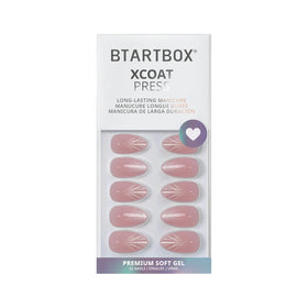 BTArtbox Press On Nails Shell Luxe Short Almond detailed view