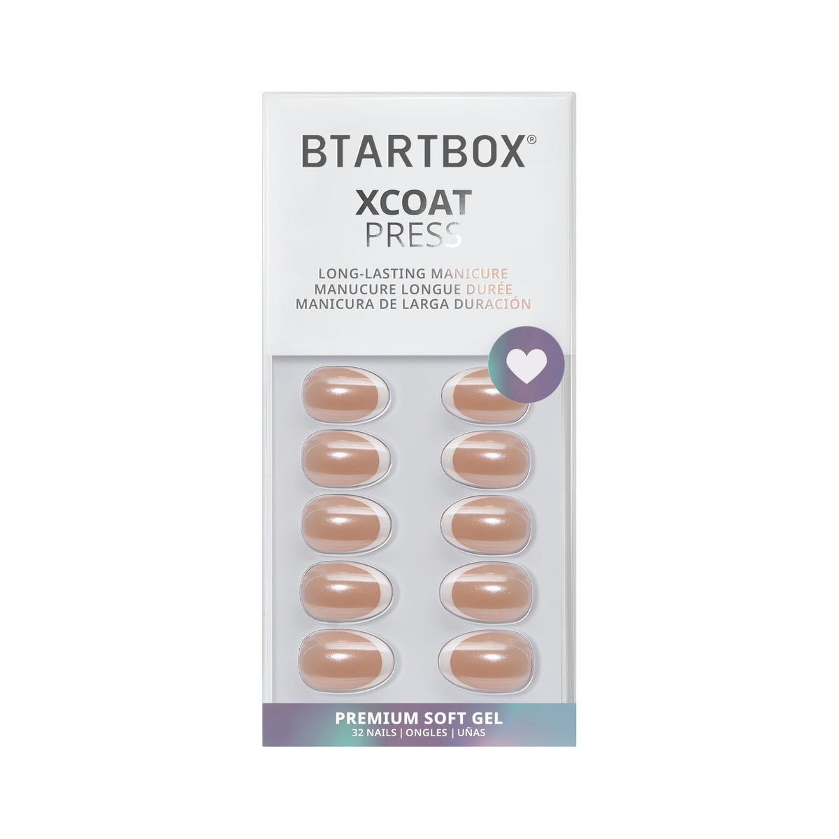 BTArtbox Press On Nails Short White French Tip lifestyle scene