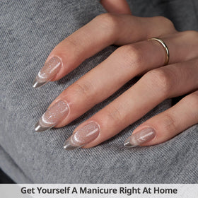 BTArtbox Press On Nails Silver Storm packaging showing included items