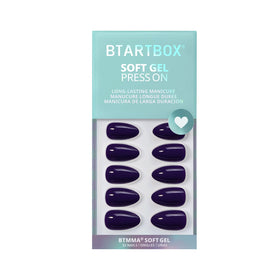 BTArtbox Press On Nails Storm Black variety of sizes
