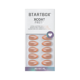 BTArtbox Press On Nails Sunlit Grace in use on hands