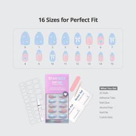 BTArtbox Press On Nails Sweet Hour application guide