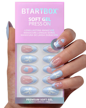 BTArtbox Press On Nails Sweet Hour close-up showing nail design