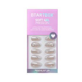 BTArtbox Press On Nails Tidal Pearl assorted sizes