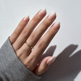 BTArtbox Press On Nails Warm Vanilla side view