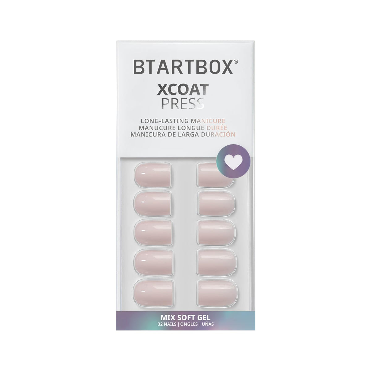BTArtbox Press On Nails with nail glue and accessories
