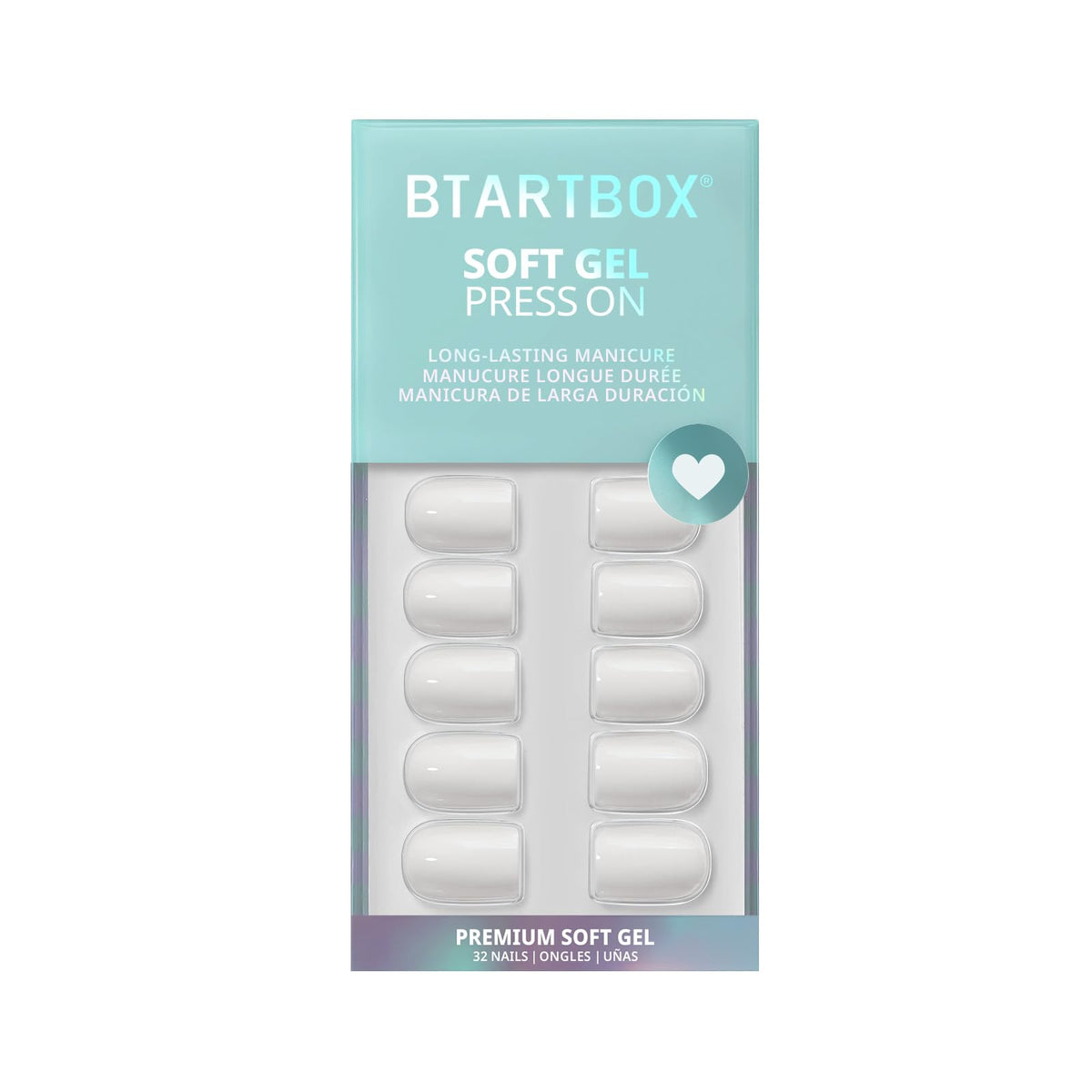 BTArtbox Press On Nails with wooden stick and nail file