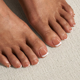 BTArtbox Press On Toenails displayed on a foot