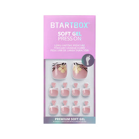 BTArtbox Press On Toenails Isle Plumeria Pedi user manual