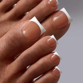 BTArtbox Press On Toenails sharp square design front view
