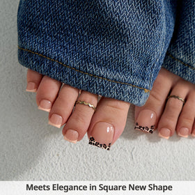 BTArtbox Press On Toenails showing various sizes