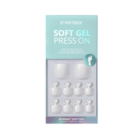 BTArtbox Press On Toenails with nail glue and file