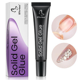 BTArtbox Solid Nail Gel Glue 20g tube front view