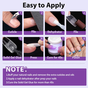 BTArtbox Solid Nail Gel Glue packaging details