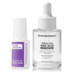 BTARTBOXNAILS Brush On Nail Glue 7ml bottle front view