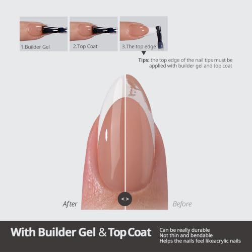 BTARTBOXNAILS French Tip Nails application kit