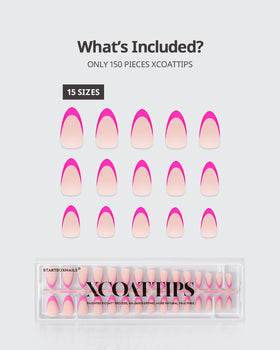 BTARTBOXNAILS Pastel French Tip Press On Nails worn on hands