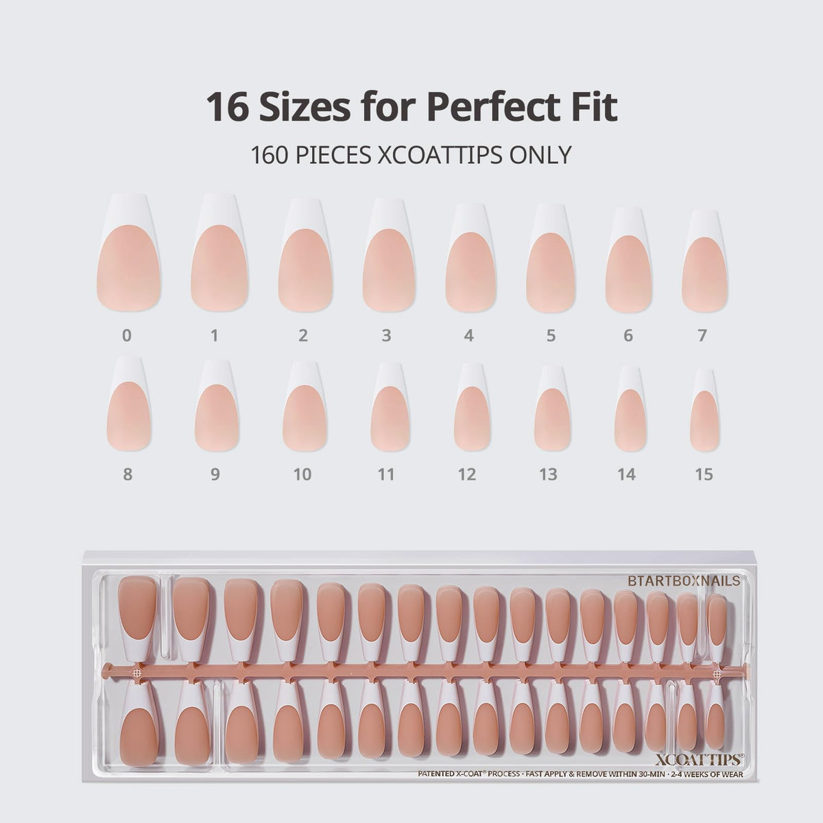 BTARTBOXNAILS Press On Nails displayed on a hand
