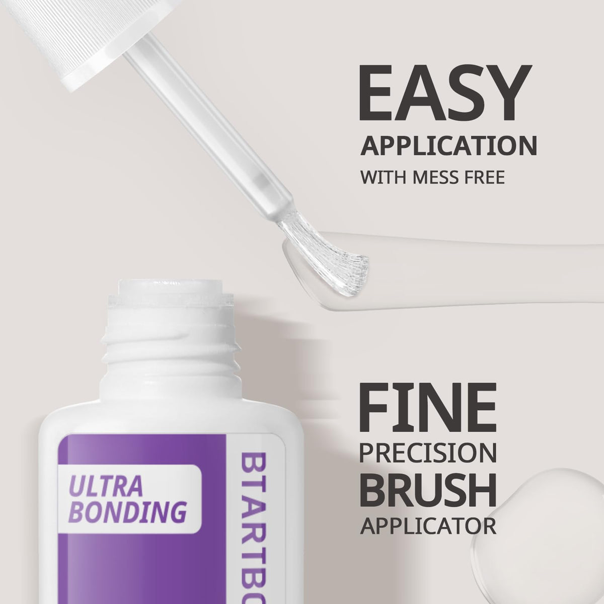 BTARTBOXNAILS Press On Nails Glue Remover in use