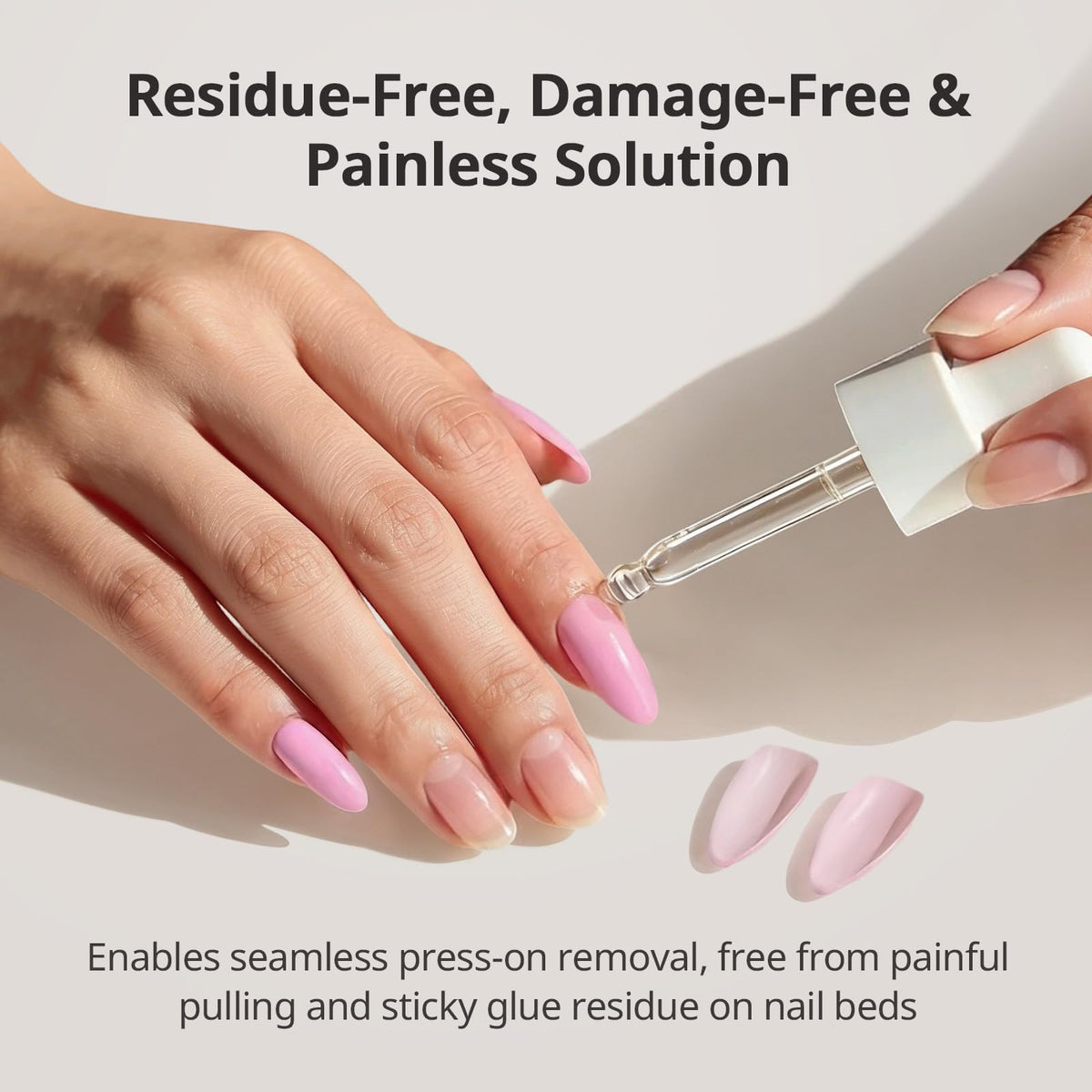 BTARTBOXNAILS Press On Nails Glue Remover Serum 30ml on a vanity
